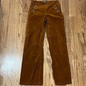 Women's ModCloth Flared Corduroy Pants-Size 2